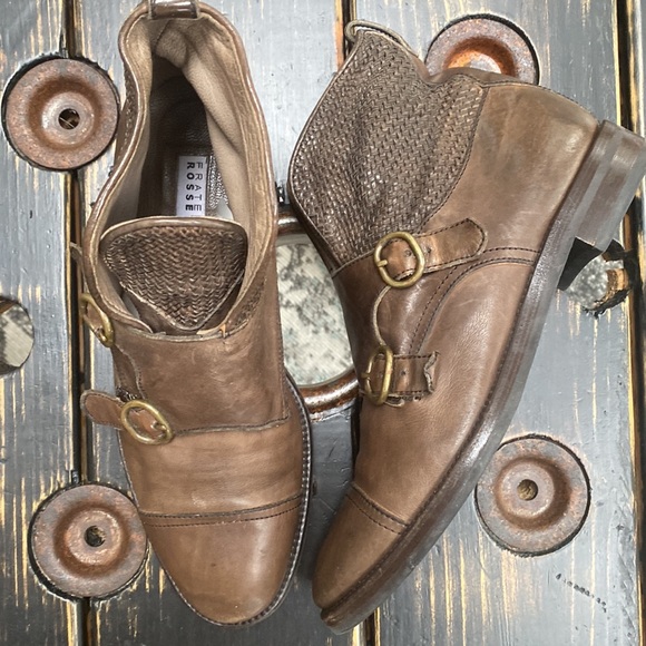 Fratelli Rosetti Leather Ankle Boots with Side Buckles main image 9